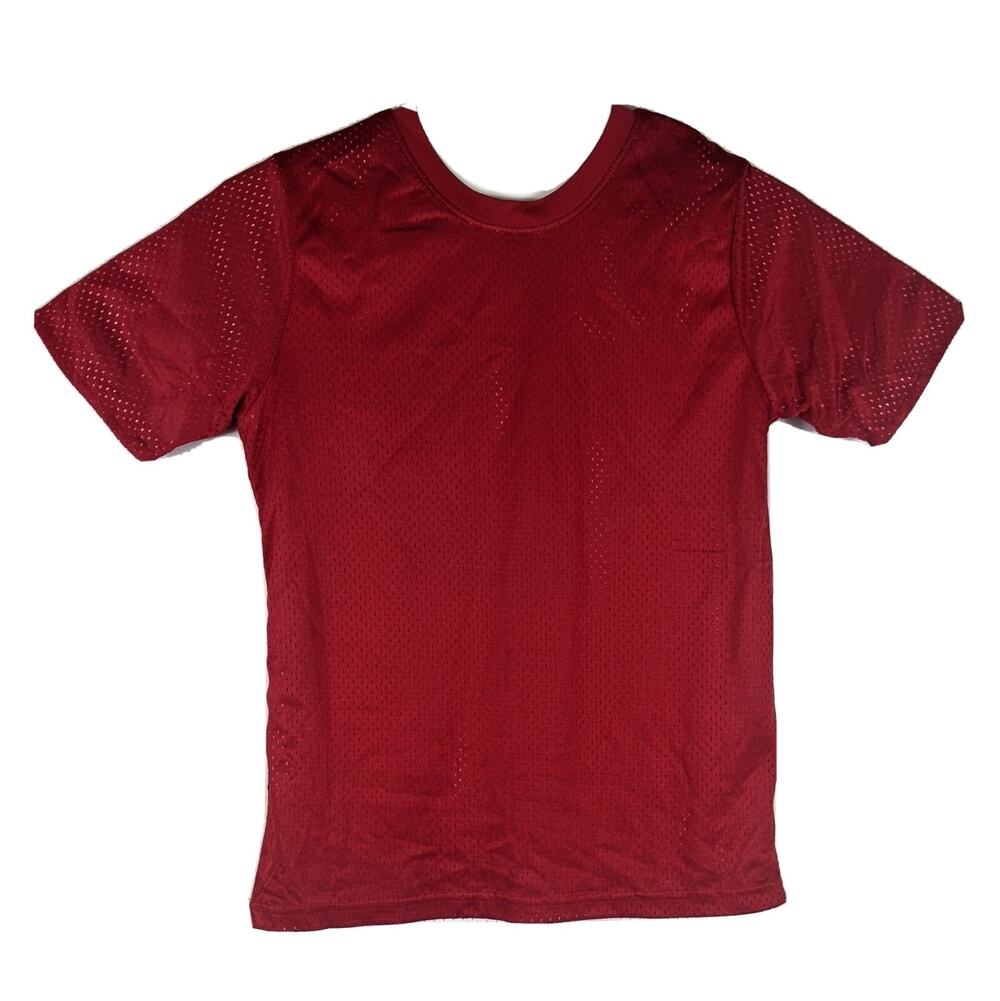 Red and White Kids Reversible Jersey Size Large